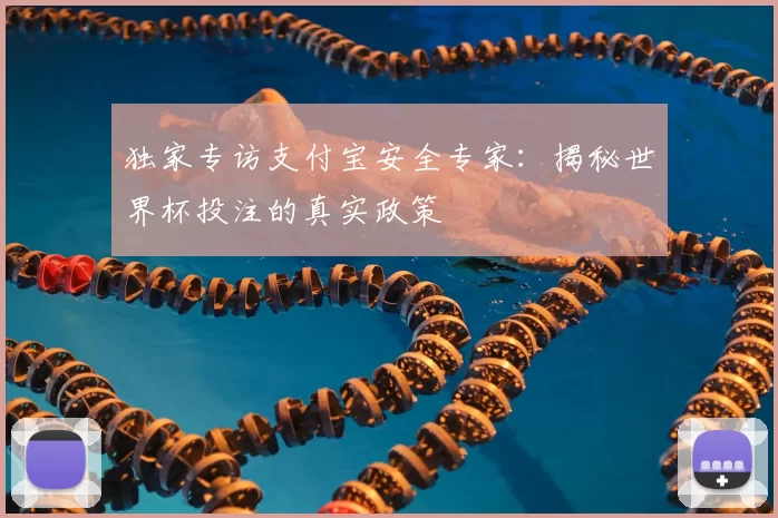 独家专访支付宝安全专家:揭秘世界杯投注的真实政策