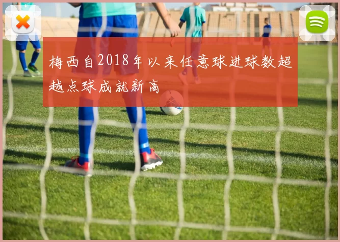 梅西自2018年以来任意球进球数超越点球成就新高