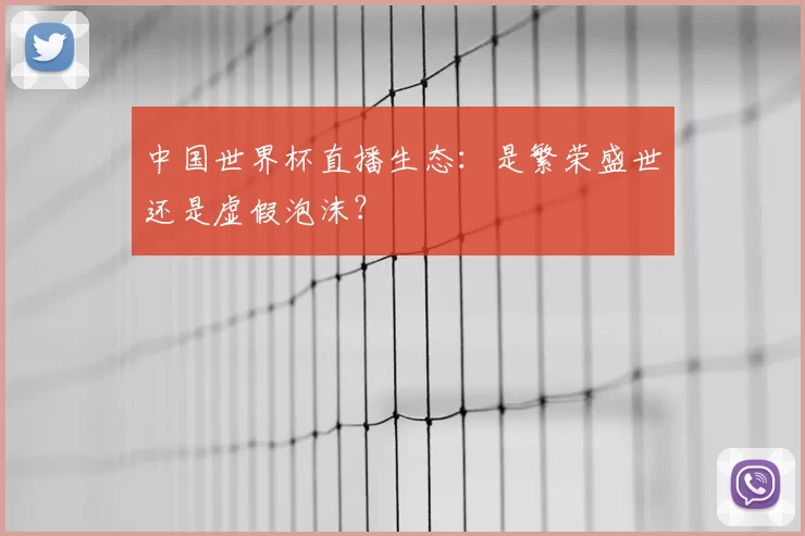 中国世界杯直播生态：是繁荣盛世还是虚假泡沫？